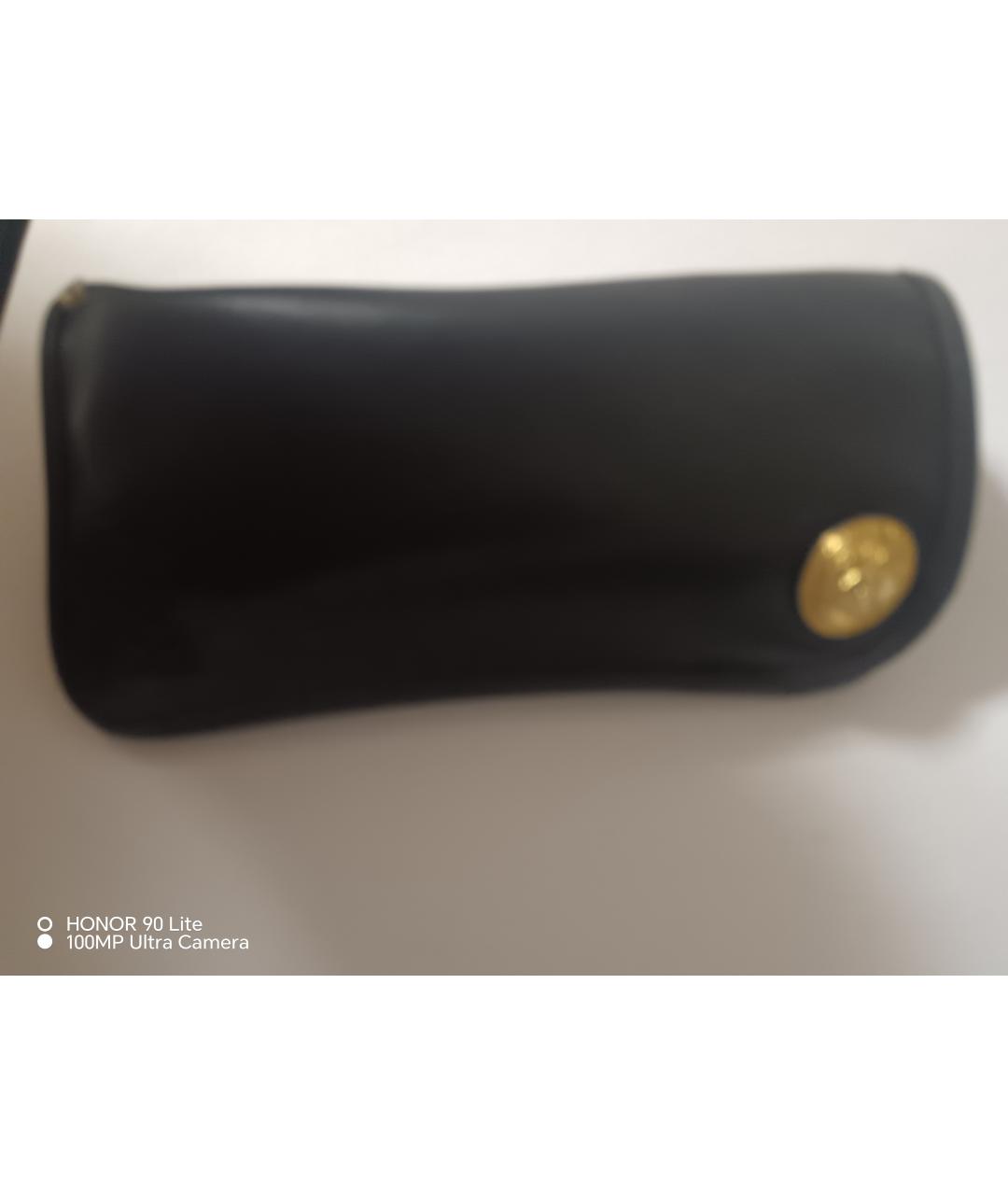 VERSACE Черные пластиковые солнцезащитные очки, фото 4