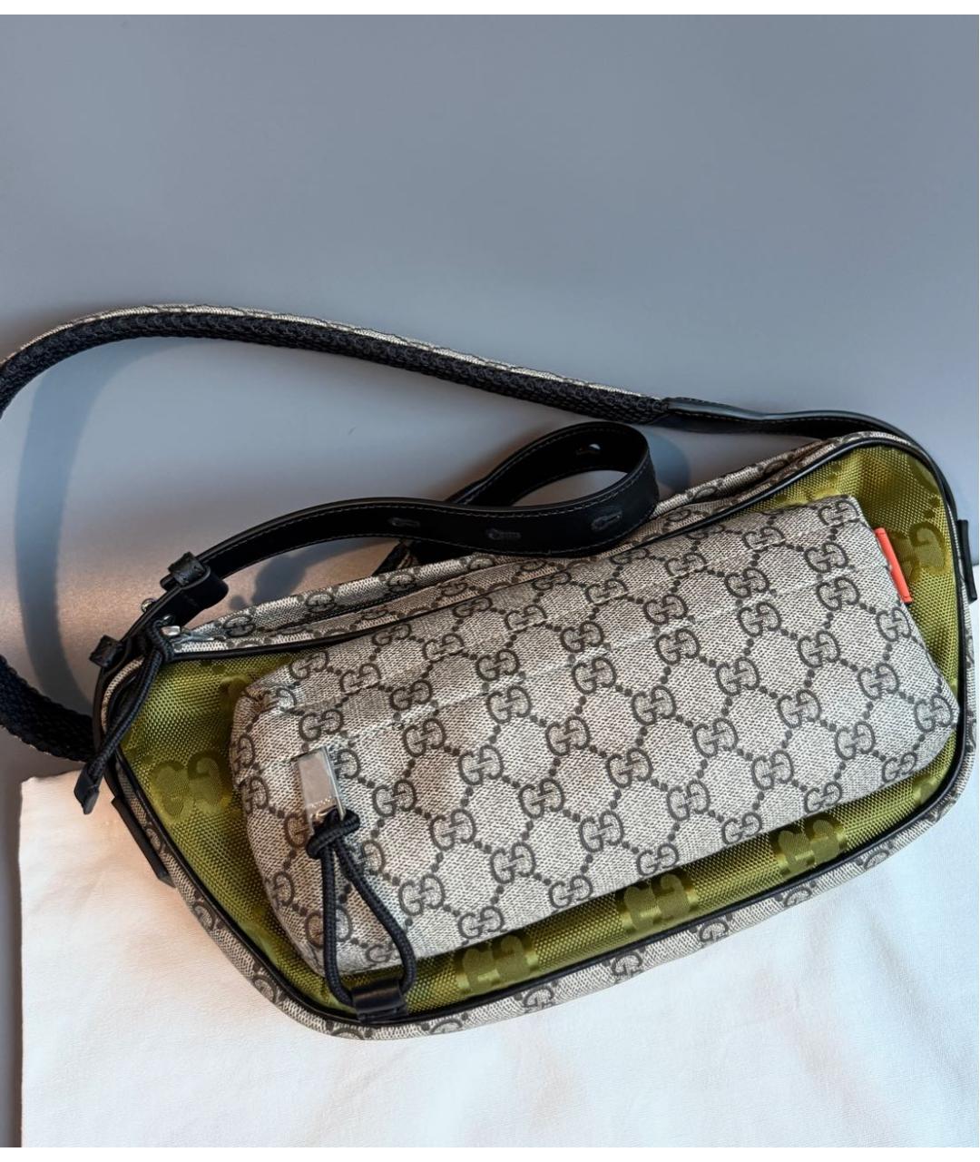 GUCCI Мульти поясная сумка из канвы, фото 2