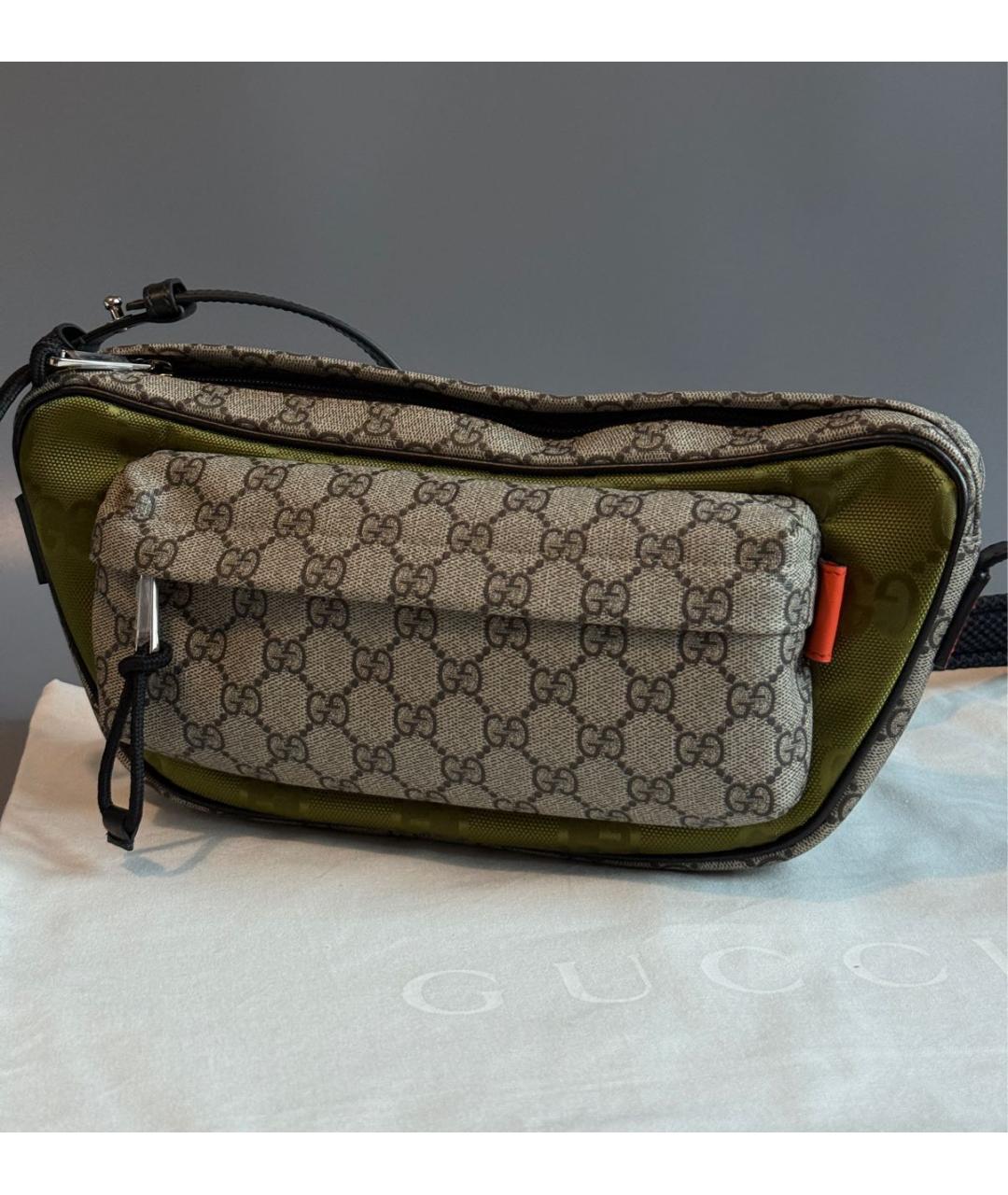 GUCCI Мульти поясная сумка из канвы, фото 6