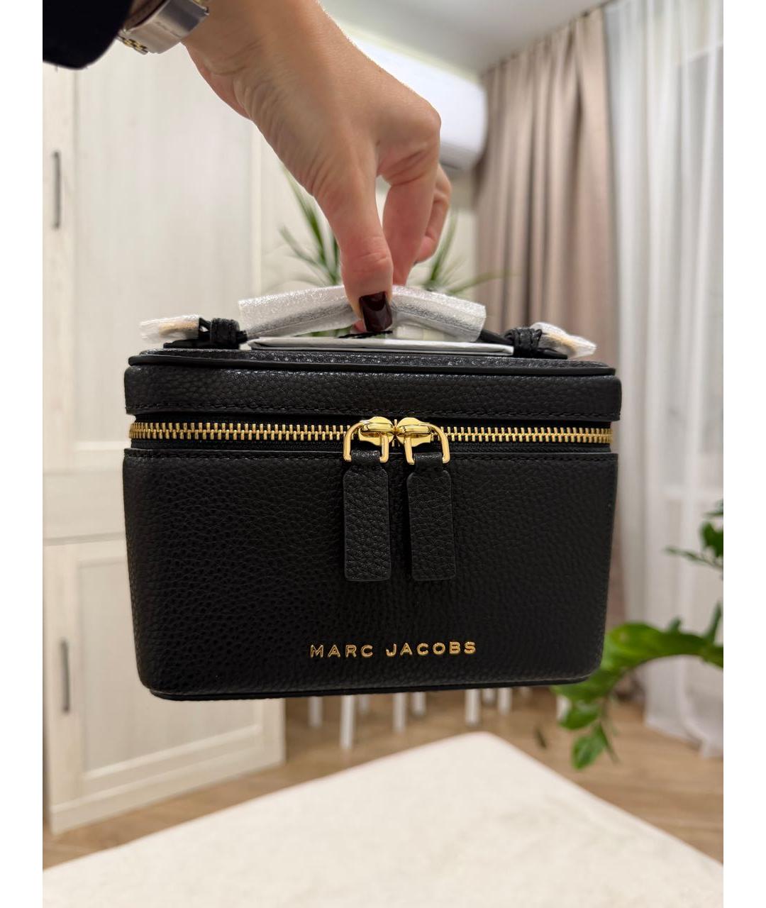 MARC JACOBS Черная кожаная сумка через плечо, фото 4