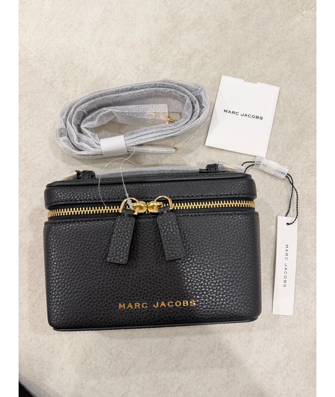 MARC JACOBS Черная кожаная сумка через плечо, фото 3