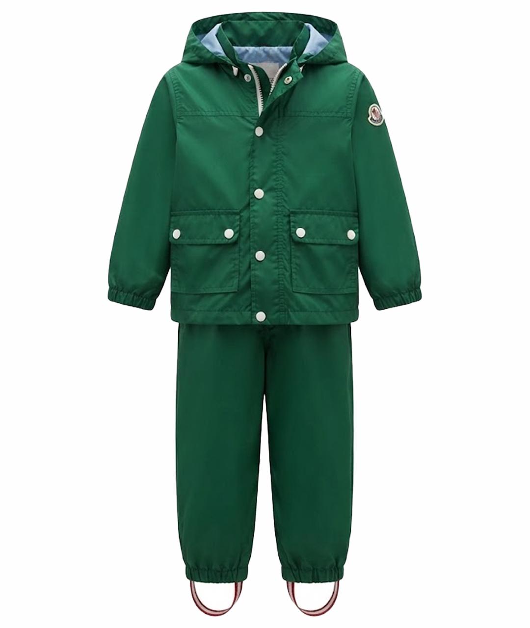 MONCLER Зеленый комплект, фото 1