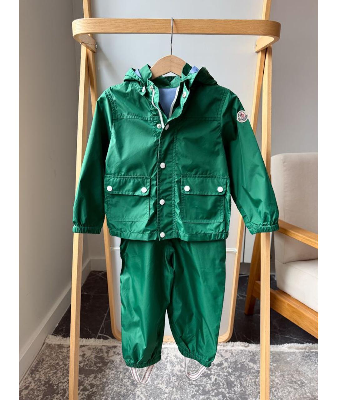 MONCLER Зеленый комплект, фото 9