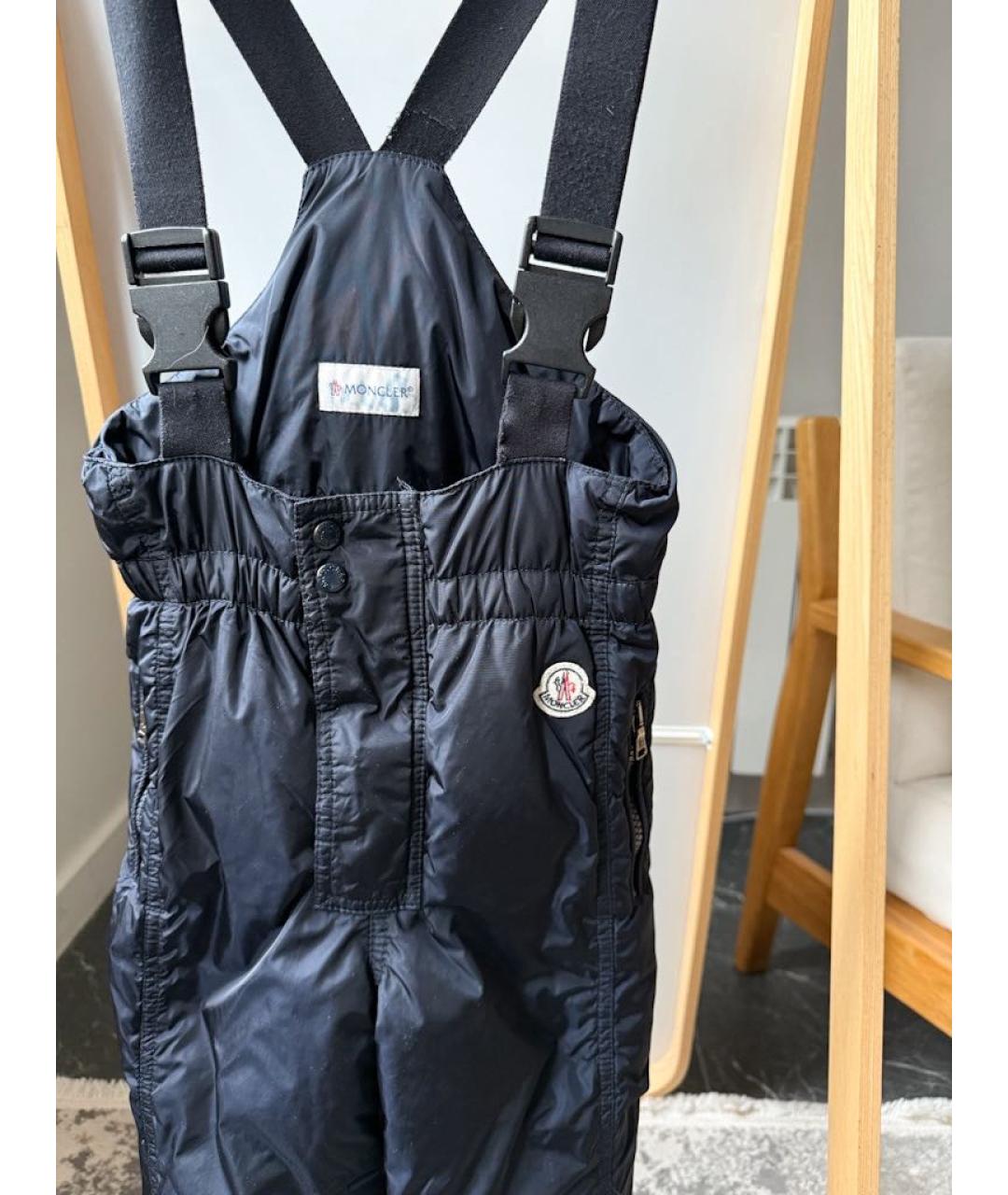 MONCLER Темно-синий комбинезон, фото 4