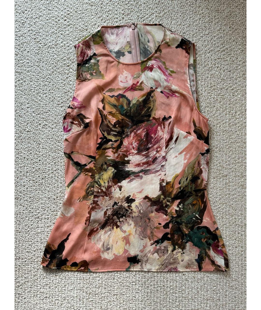 DOLCE&GABBANA Розовая шелковая блузы, фото 8