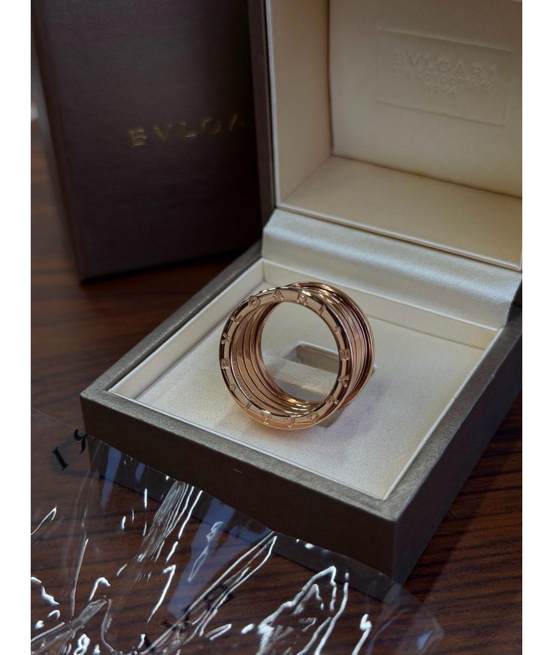 BVLGARI Золотое кольцо из розового золота, фото 3