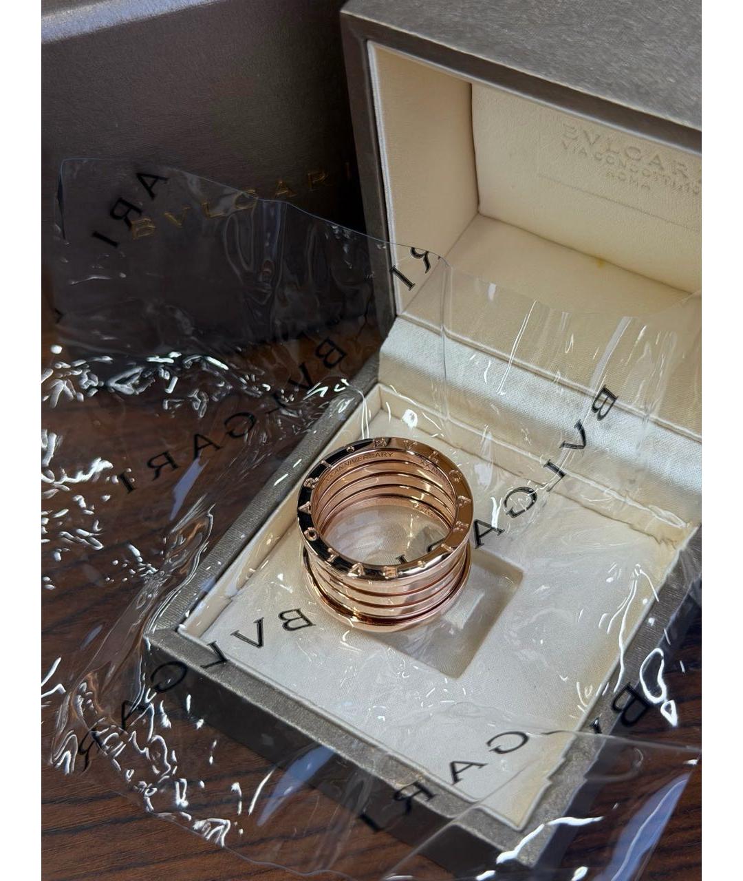 BVLGARI Золотое кольцо из розового золота, фото 9