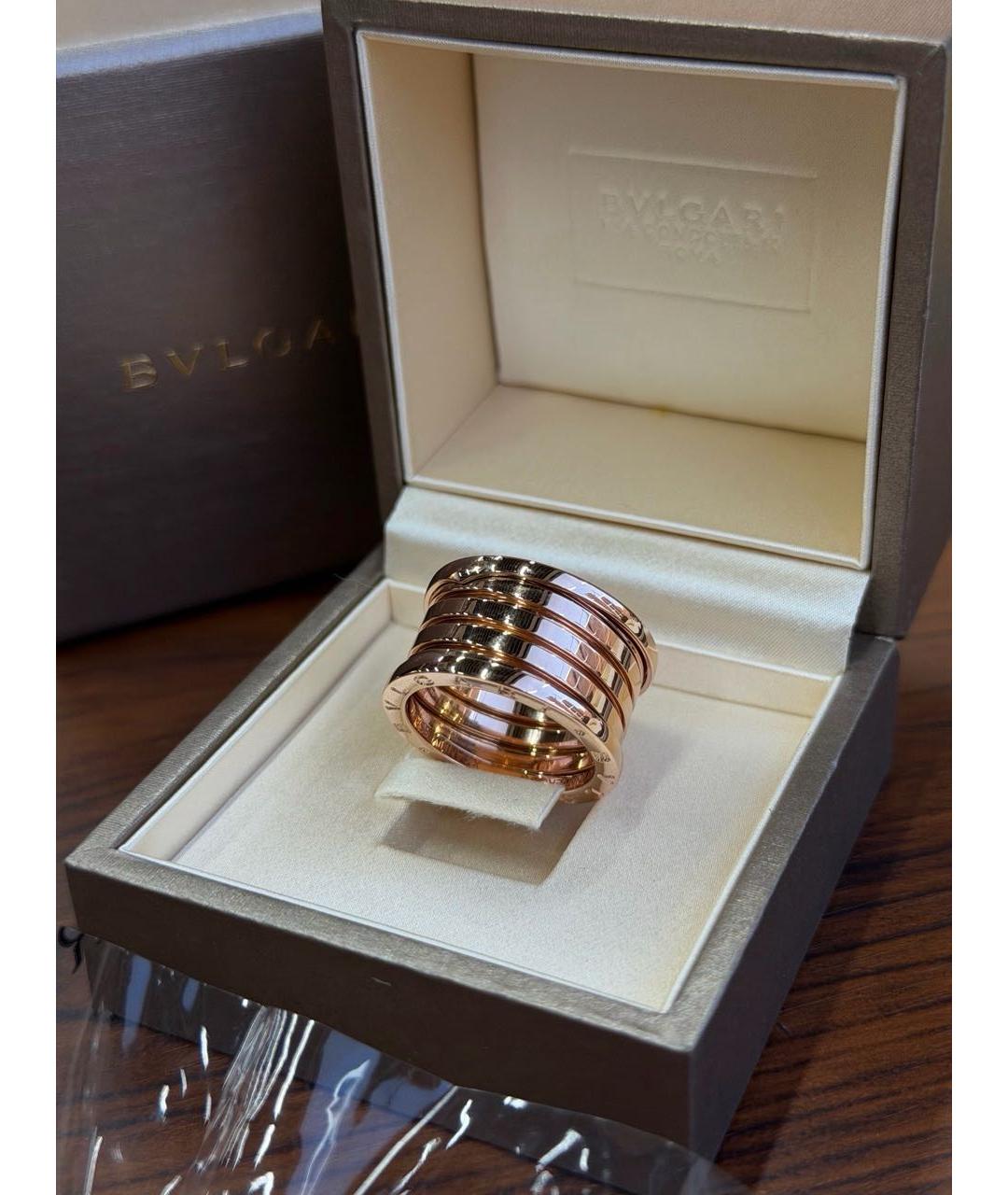 BVLGARI Золотое кольцо из розового золота, фото 2