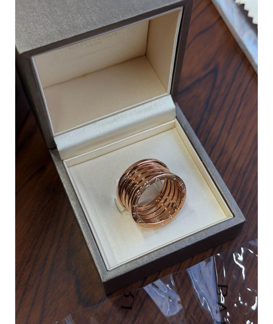 BVLGARI Золотое кольцо из розового золота, фото 4