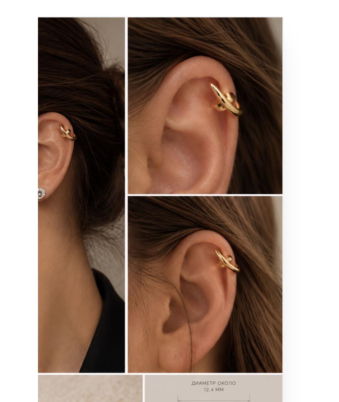 CARTIER Золотые серьги из желтого золота, фото 4