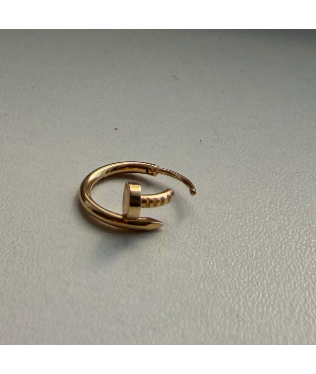 CARTIER Золотые серьги из желтого золота, фото 5