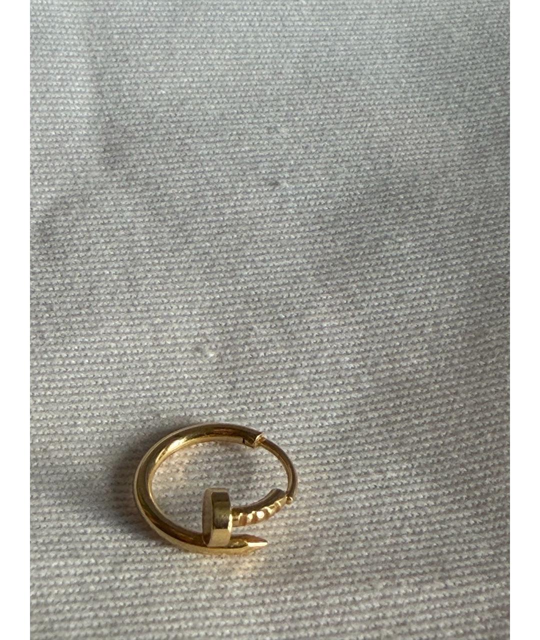 CARTIER Золотые серьги из желтого золота, фото 3