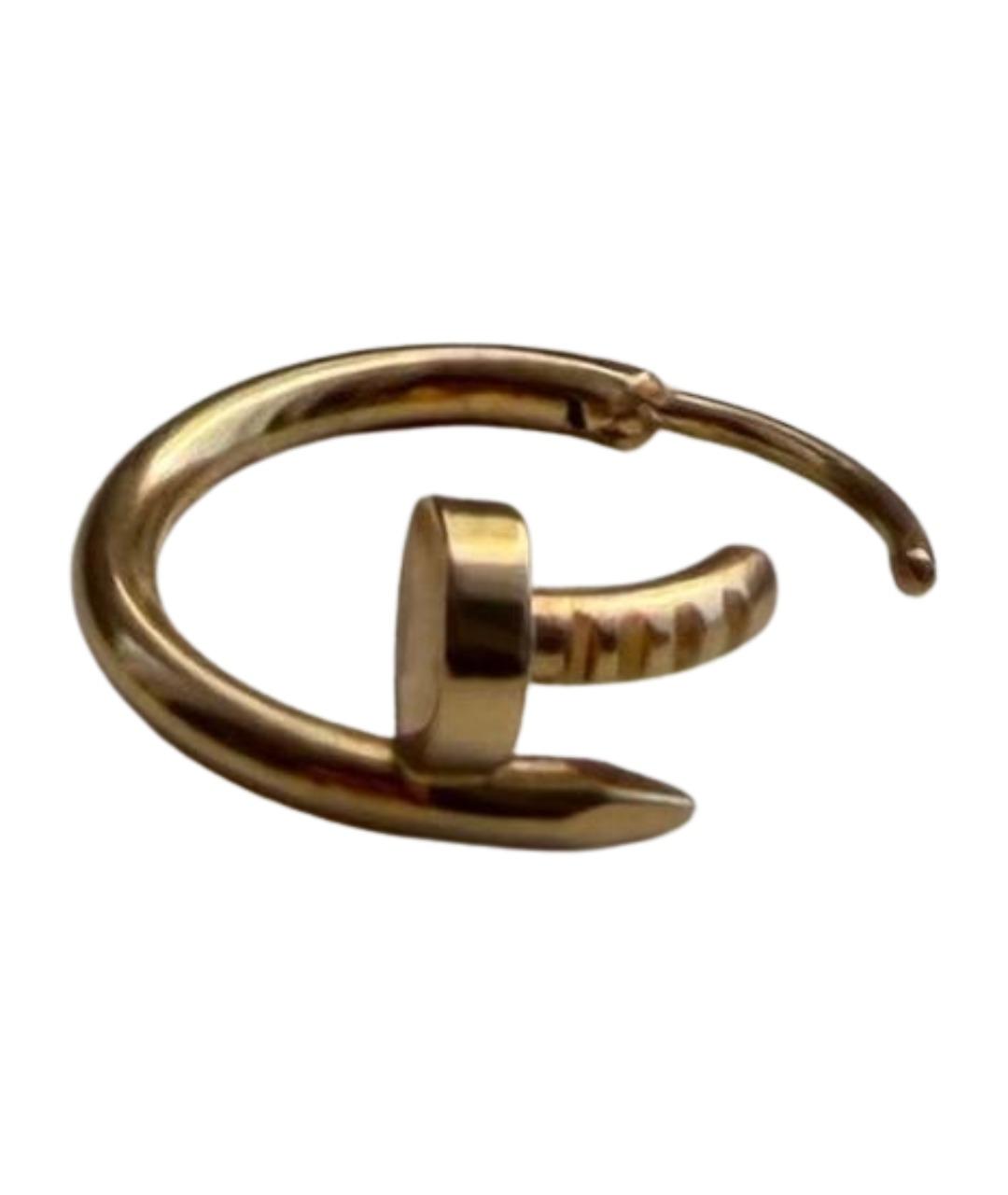 CARTIER Золотые серьги из желтого золота, фото 1