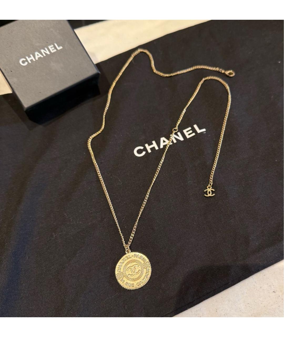 CHANEL Золотое колье, фото 2