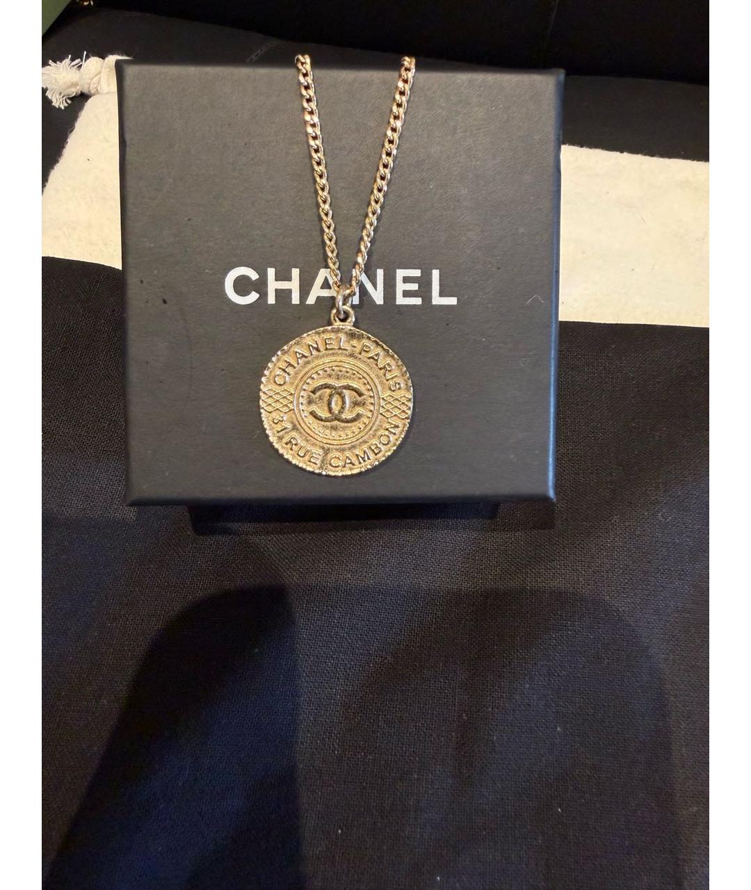CHANEL Золотое колье, фото 4