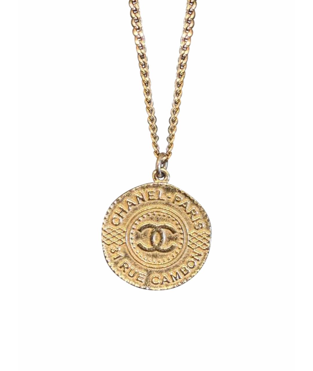 CHANEL Золотое колье, фото 1