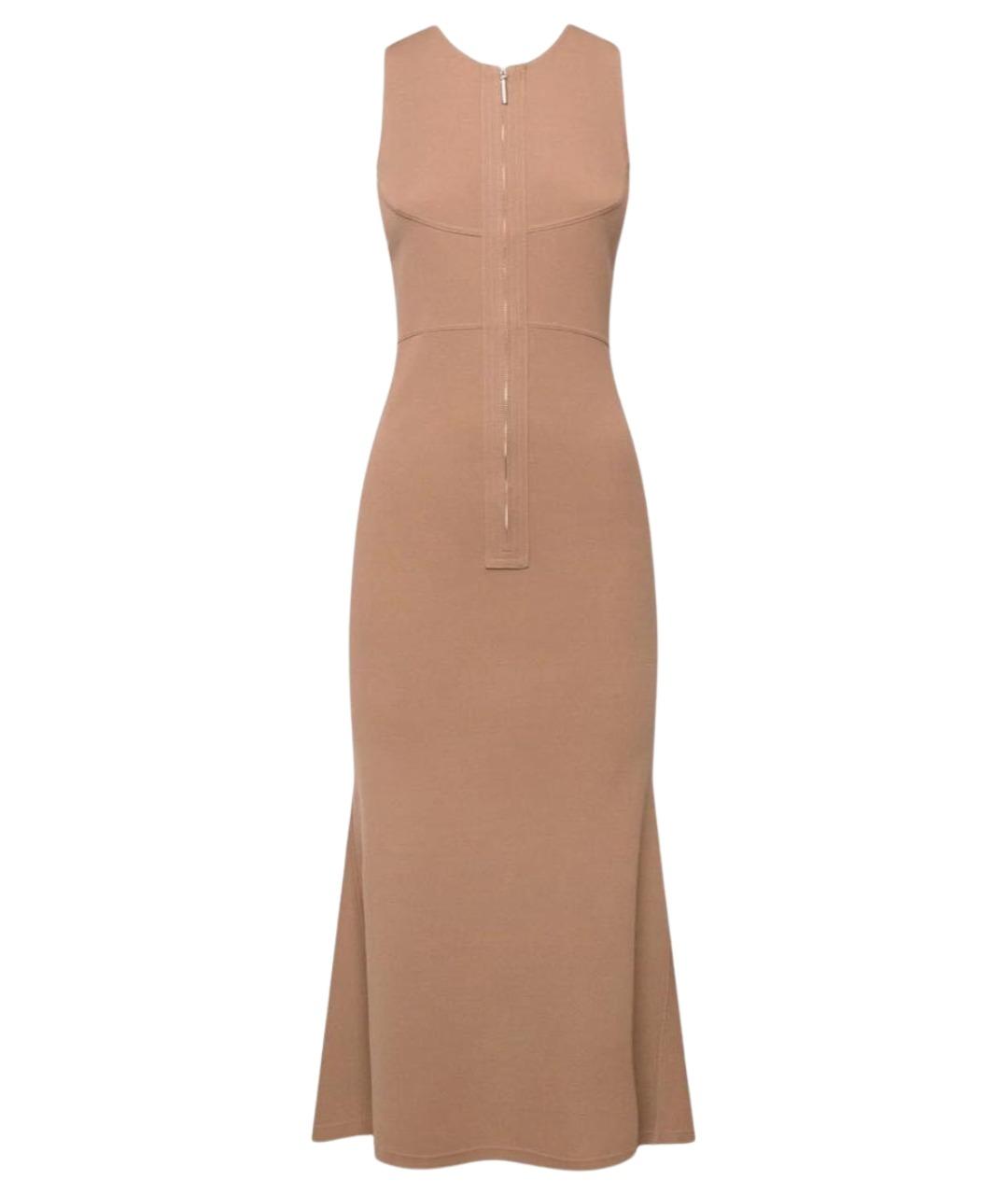 WOLFORD Бежевое вискозное повседневное платье, фото 1