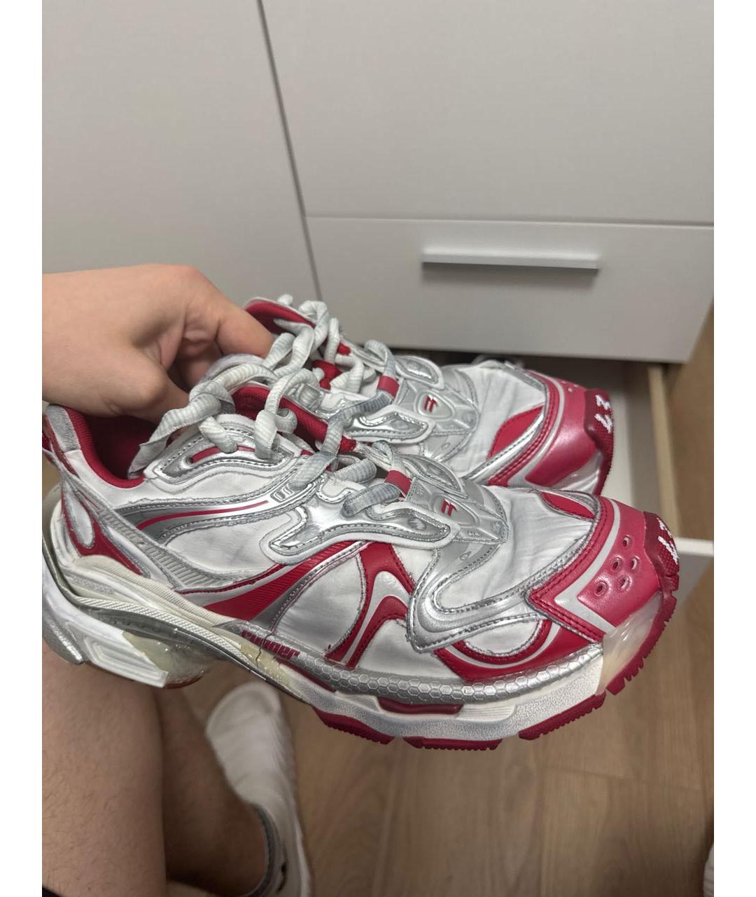BALENCIAGA Белые низкие кроссовки / кеды, фото 2