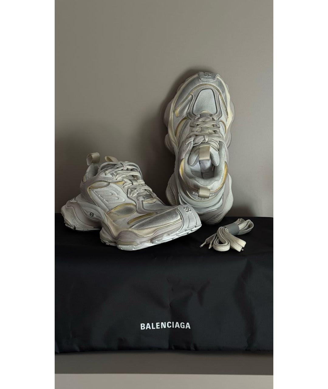 BALENCIAGA Серые текстильные кроссовки, фото 5