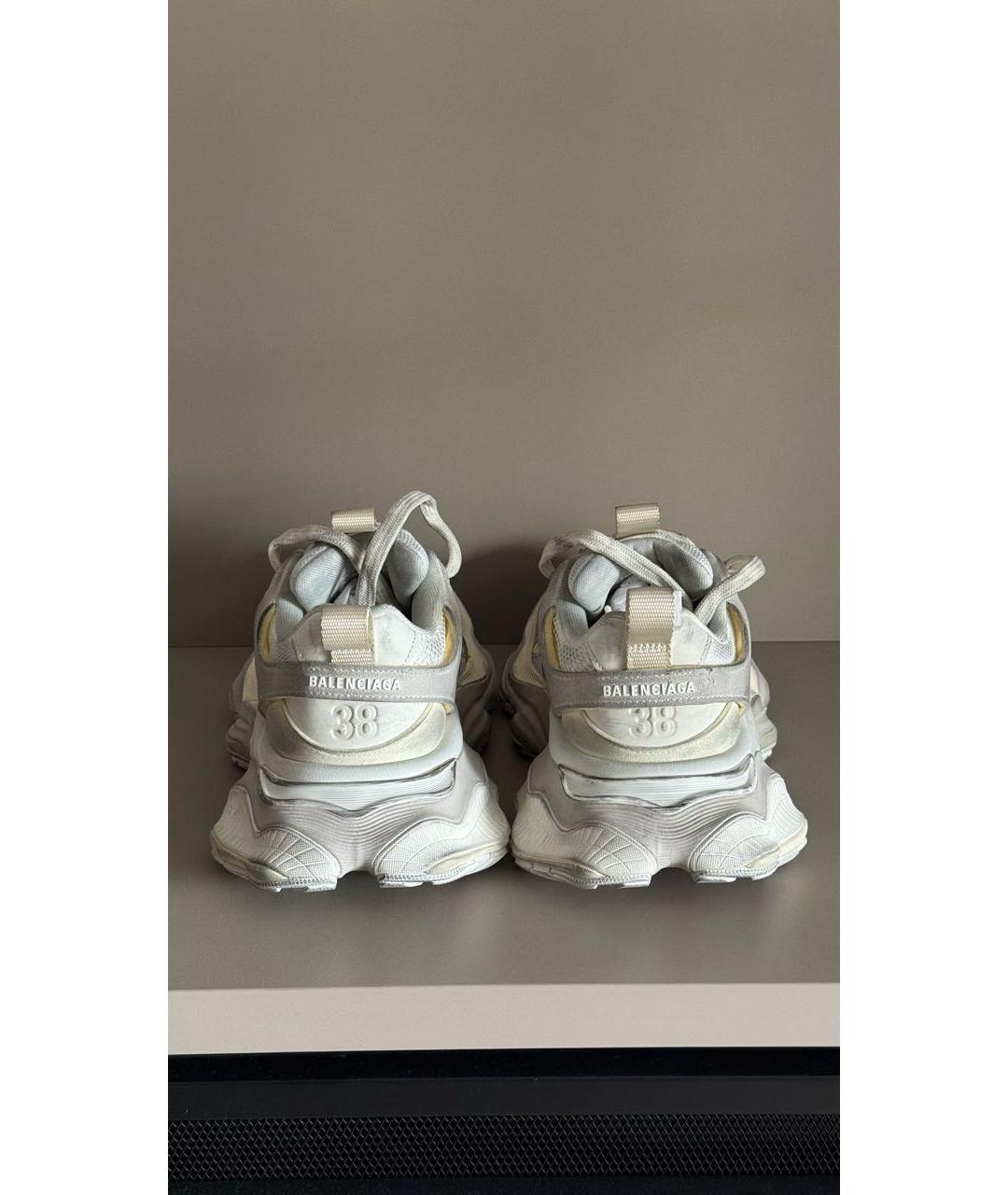 BALENCIAGA Серые текстильные кроссовки, фото 4