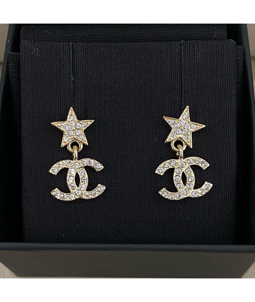 CHANEL Золотые серьги, фото 5