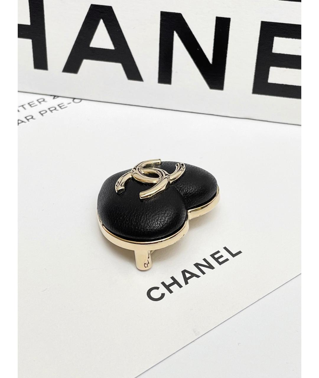 CHANEL Черная булавка / брошь, фото 4