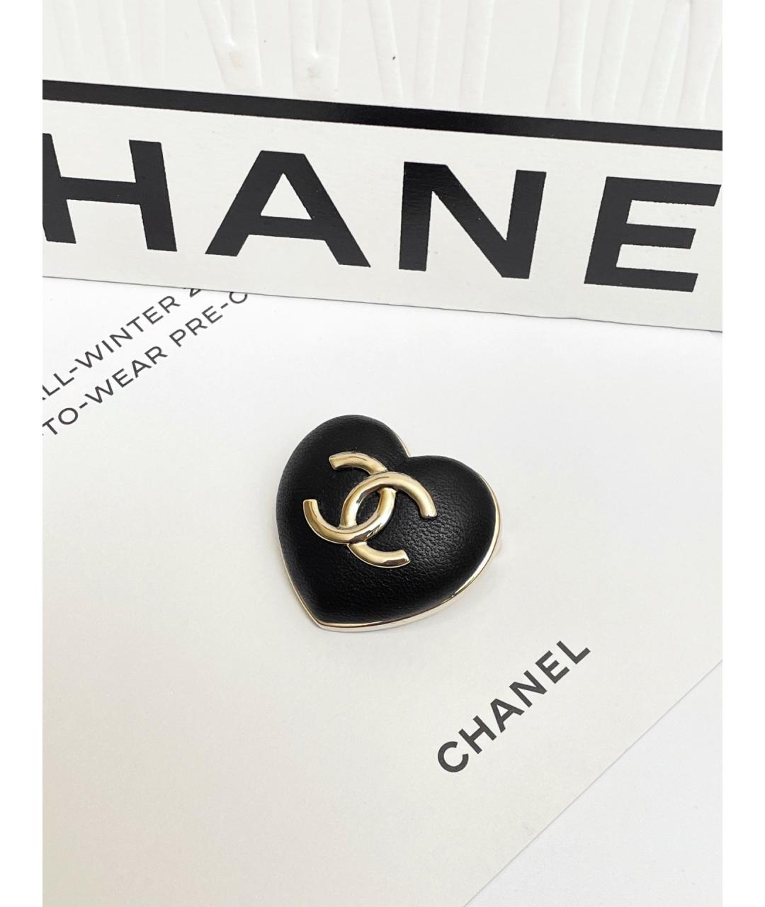 CHANEL Черная булавка / брошь, фото 5