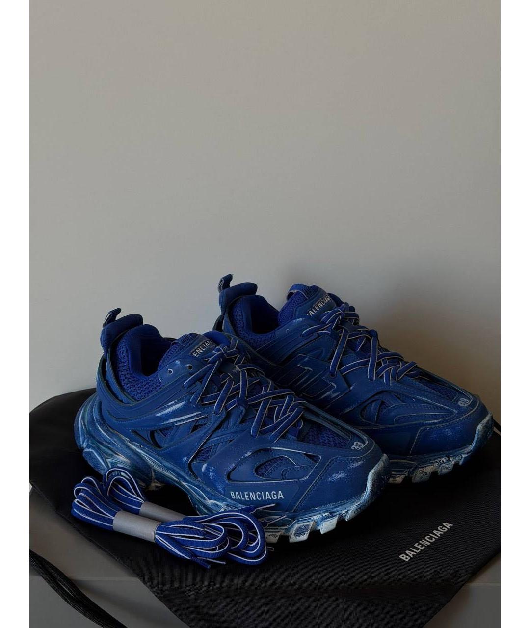 BALENCIAGA Темно-синие кроссовки, фото 3