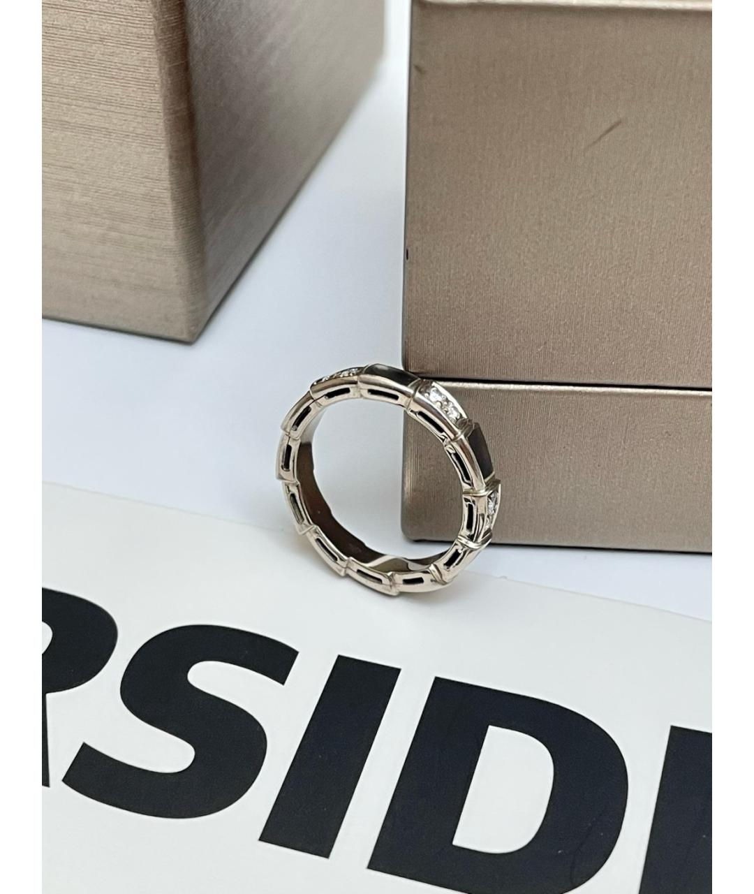 BVLGARI Серебряное кольцо из белого золота, фото 4