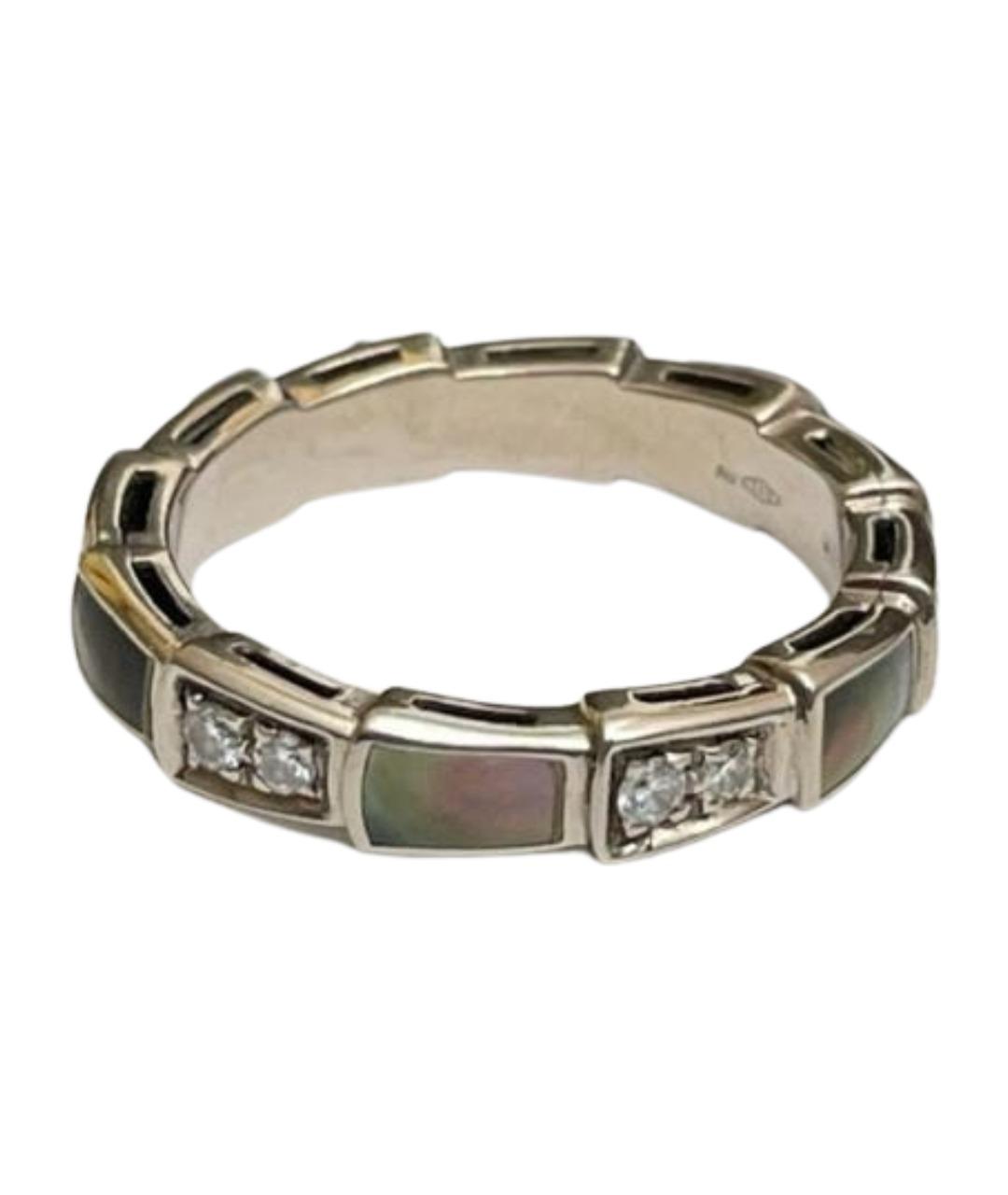 BVLGARI Серебряное кольцо из белого золота, фото 1