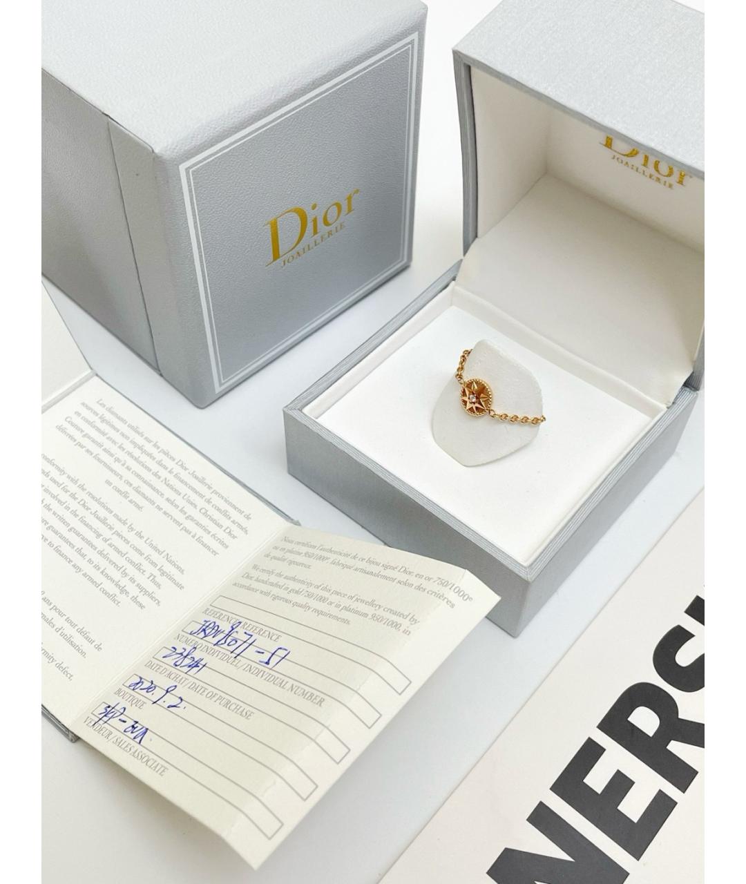 CHRISTIAN DIOR Золотое кольцо из розового золота, фото 2