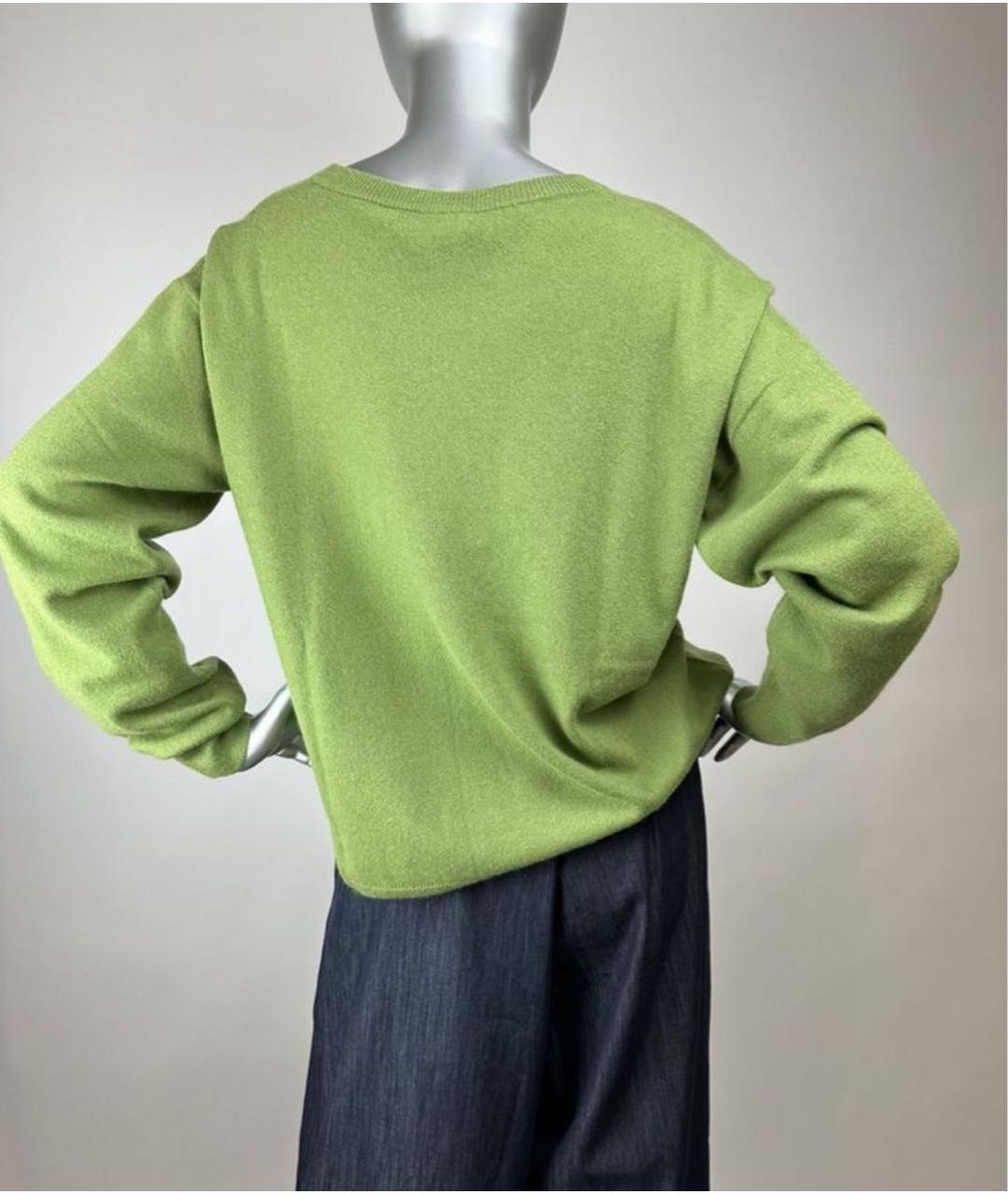 MAX MARA Зеленый шерстяной джемпер / свитер, фото 2