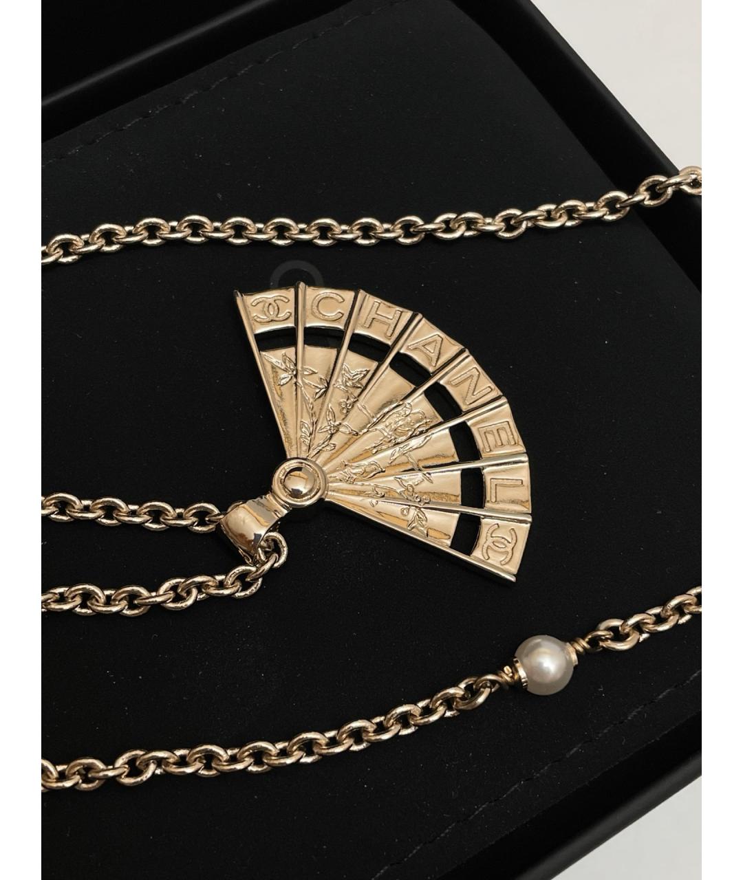 CHANEL Золотое колье, фото 4