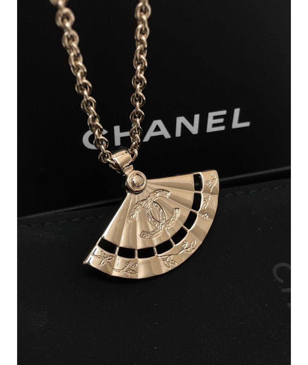 CHANEL Золотое колье, фото 3