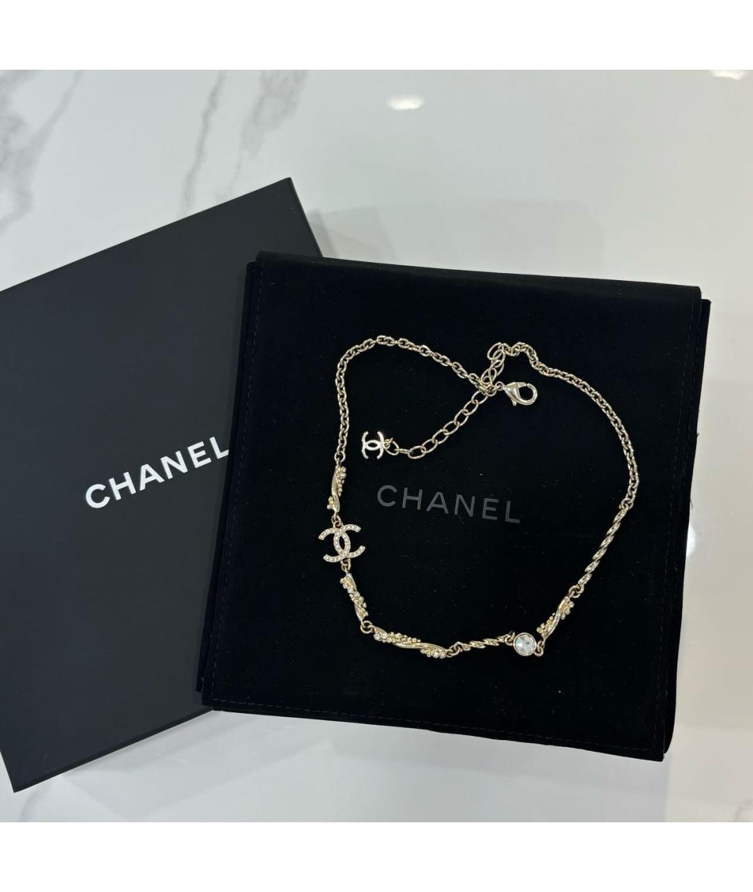 CHANEL Золотое колье, фото 4