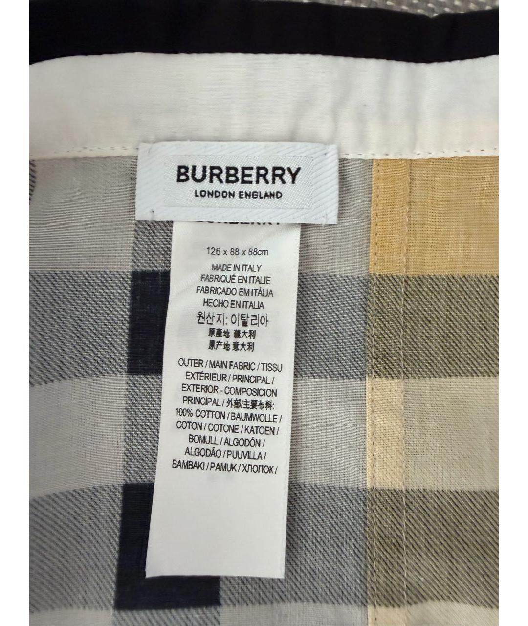 BURBERRY Хлопковый платок, фото 3