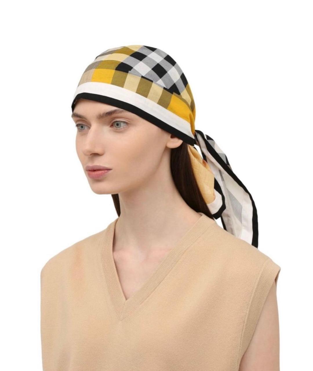 BURBERRY Хлопковый платок, фото 2