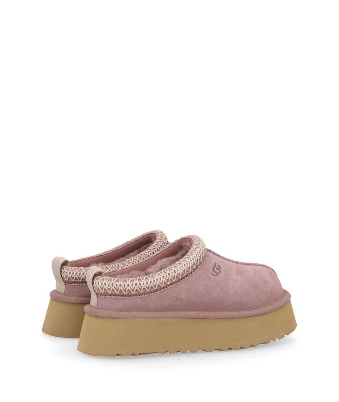 UGG Розовые замшевые сабо, фото 3