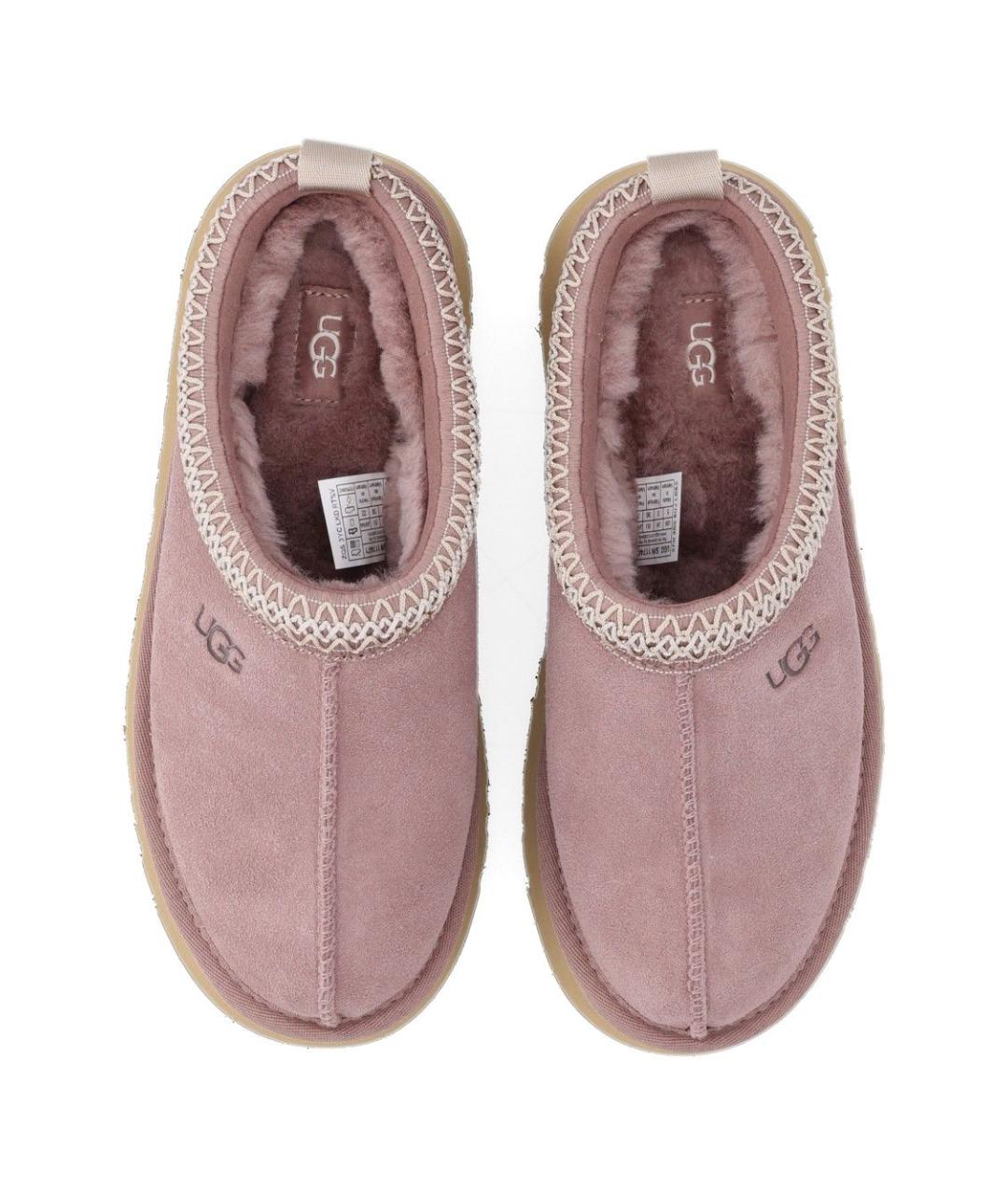 UGG Розовые замшевые сабо, фото 4