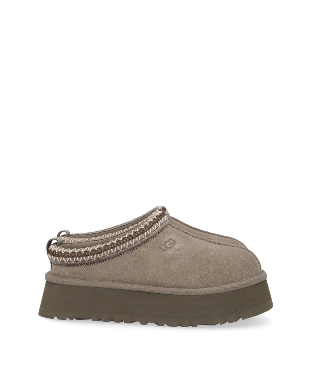 UGG Коричневые замшевые сабо, фото 1