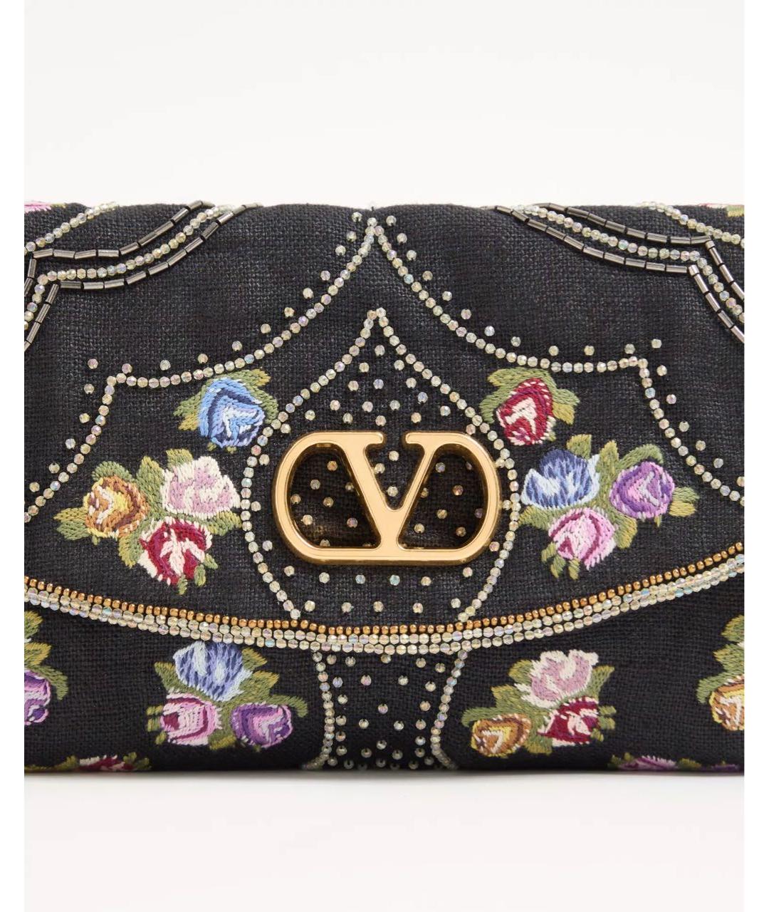 VALENTINO Черная сумка через плечо, фото 6