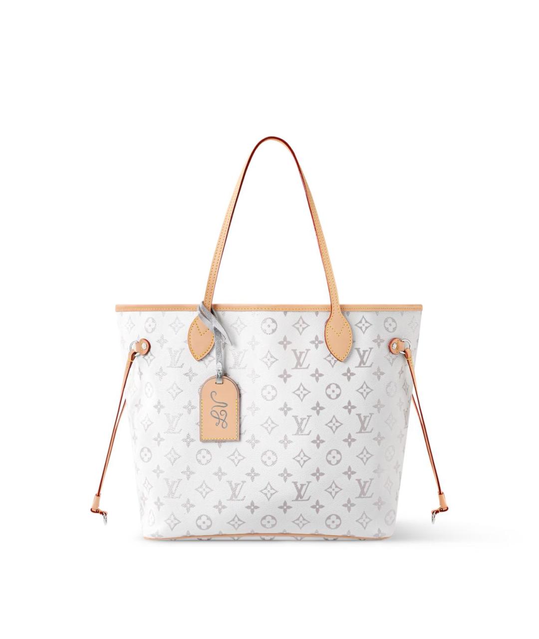 LOUIS VUITTON Белая сумка тоут из канвы, фото 1