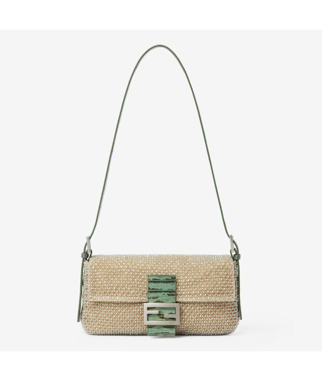FENDI Бежевая сумка через плечо, фото 2