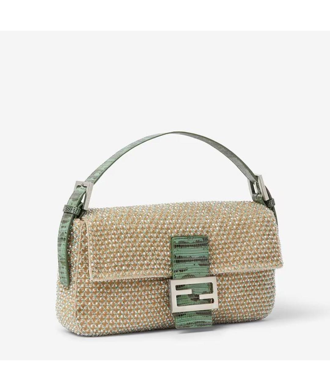FENDI Бежевая сумка через плечо, фото 3