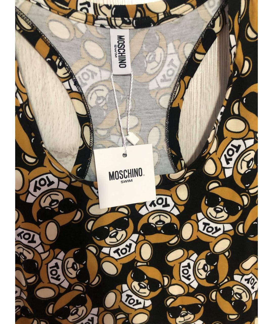 MOSCHINO Мульти хлопковая майка, фото 2