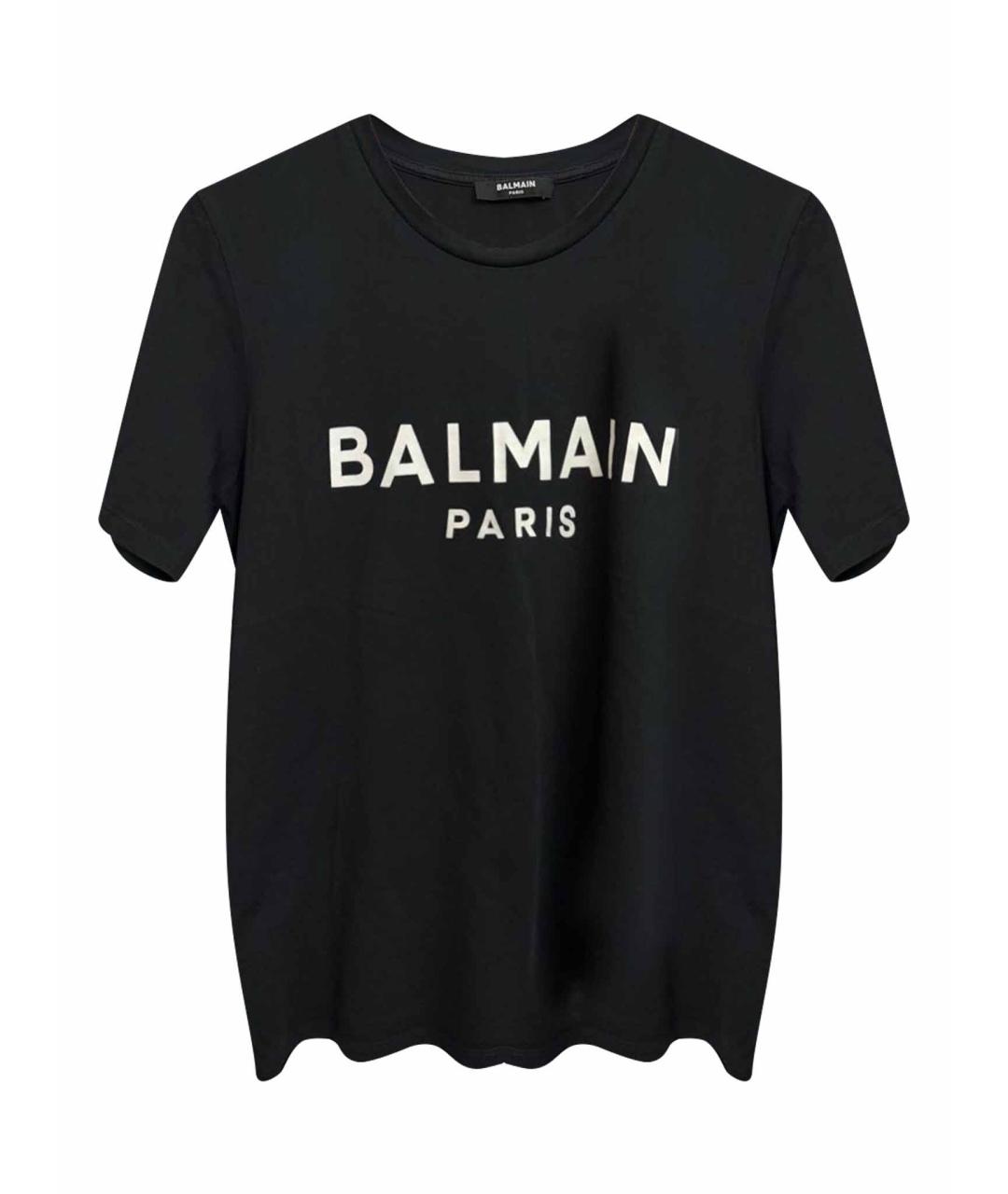 BALMAIN Черная футболка, фото 1
