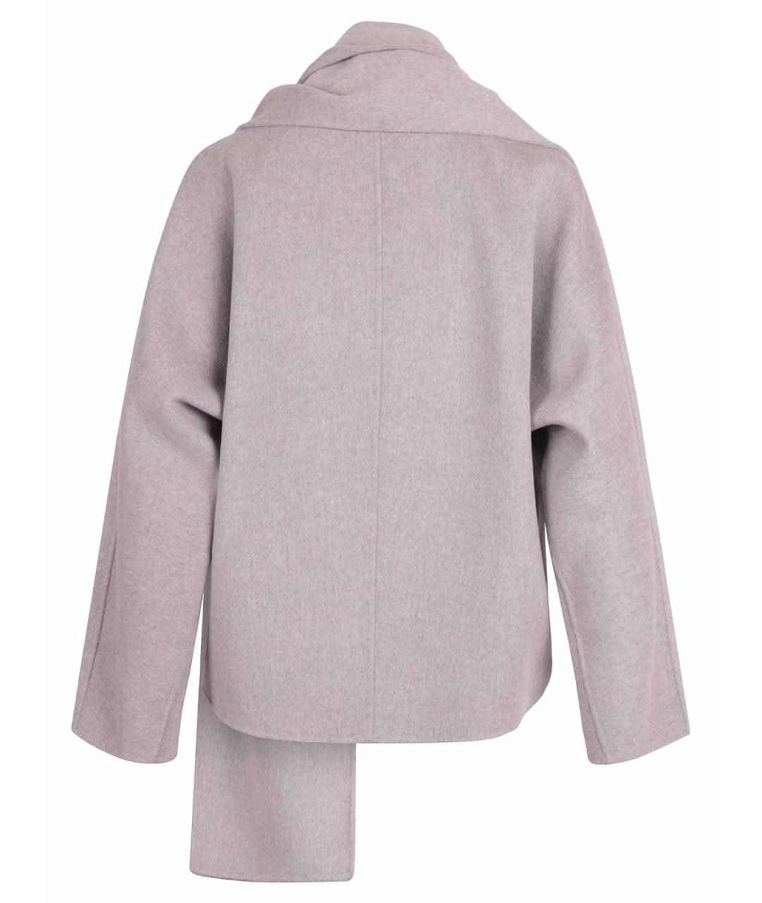 'S MAX MARA Серое шерстяное пальто, фото 2