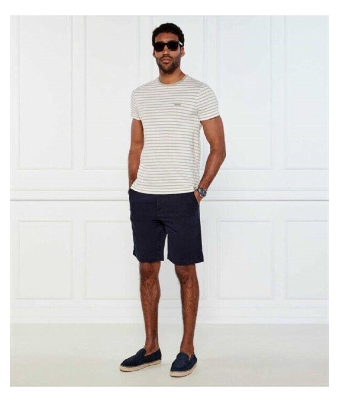 HUGO BOSS Темно-синие замшевые эспадрильи, фото 8