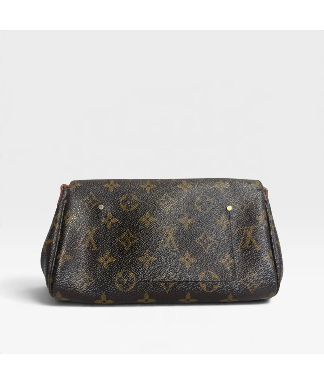 LOUIS VUITTON Коричневая сумка через плечо из канвы, фото 2