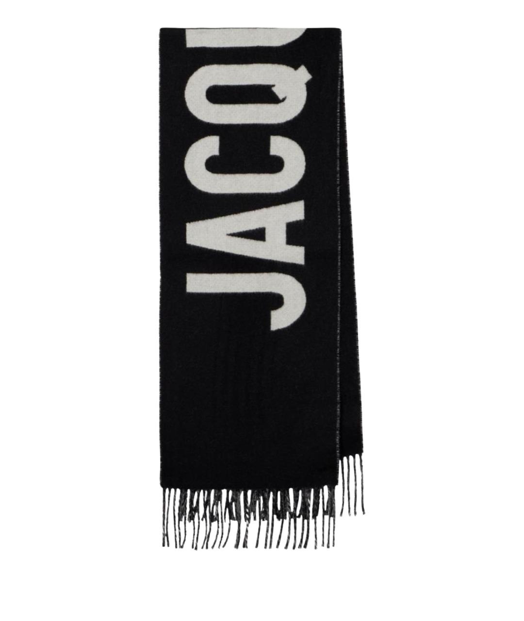 JACQUEMUS Черный шерстяной шарф, фото 1